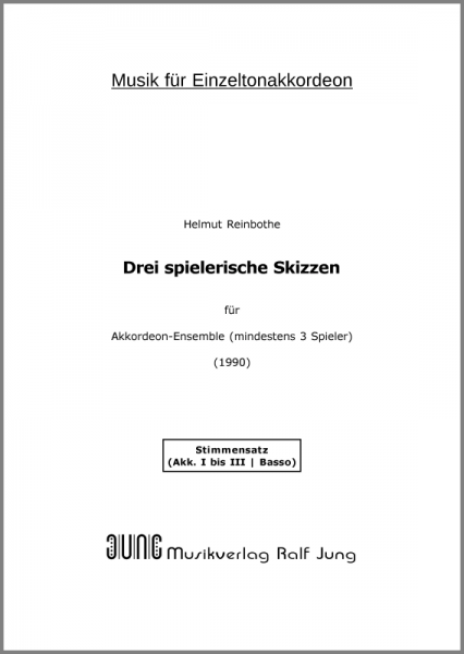 Drei spielerische Skizzen (Stimmen)