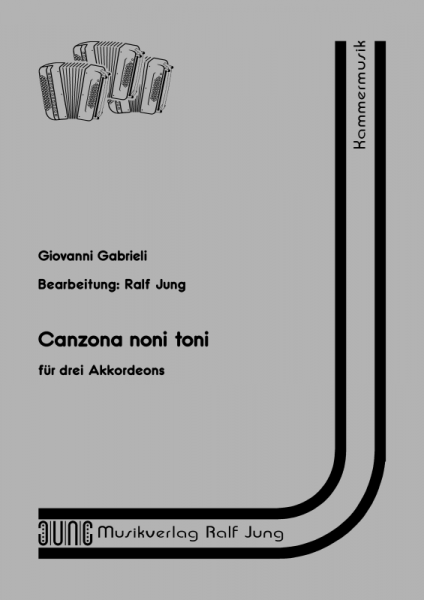 Canzona noni toni (Partitur)