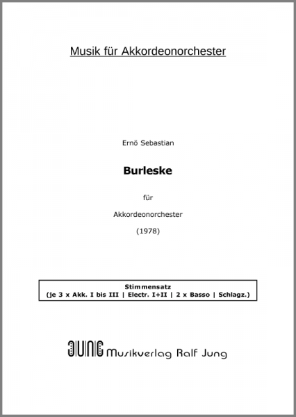 Burleske (Stimmensatz, 14 Einzelstimmen)