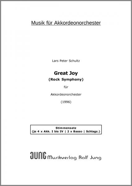 Great Joy (Stimmensatz, 19 Stimmen)