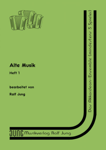 Alte Musik, Heft 1 (gesamt)