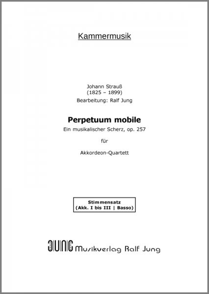 Perpetuum mobile - op. 257 (Stimmensatz)