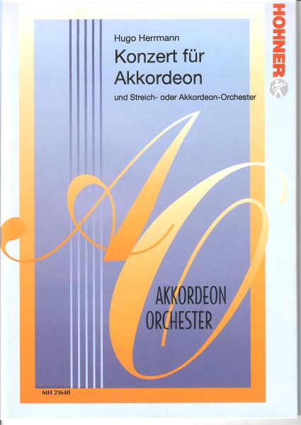 Konzert für Akkorden und Streichorchester (Partitur)