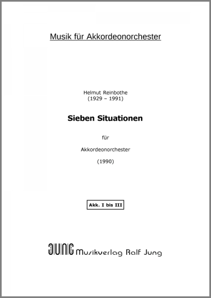 Sieben Situationen (Ergänzungsstimme Akkordeon I-III)