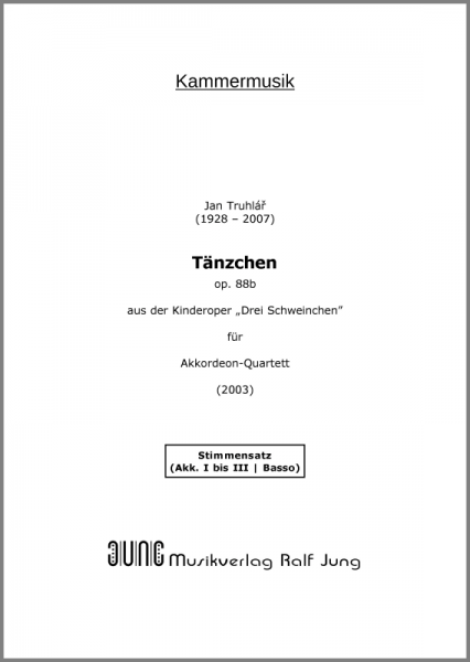 Tänzchen, op. 88b (Stimmensatz)