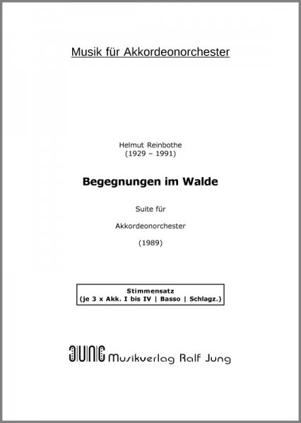 Begegnungen im Walde (Stimmensatz, 14 Stmmen)