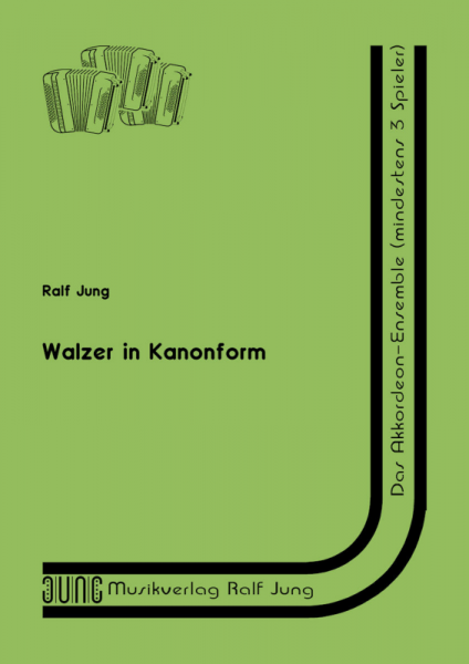 Walzer in Kanonform (Partitur)