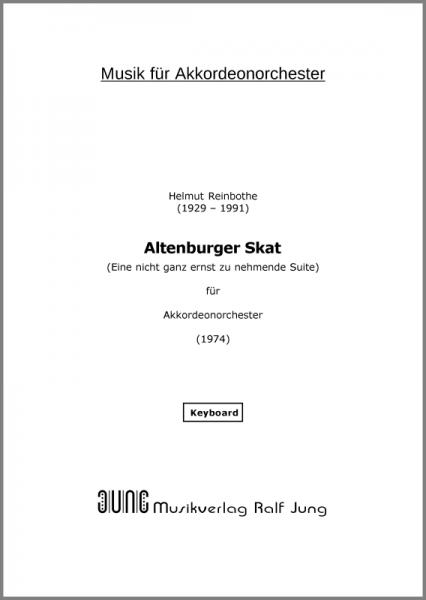 Altenburger Skat (Ergänzungsstimme Keyboard)