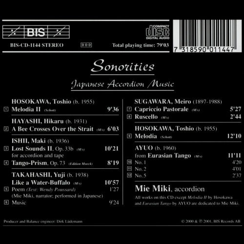 Sonorites - Japanische Akkordeonmusik