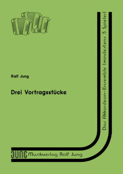 Drei Vortragsstücke (Partitur)