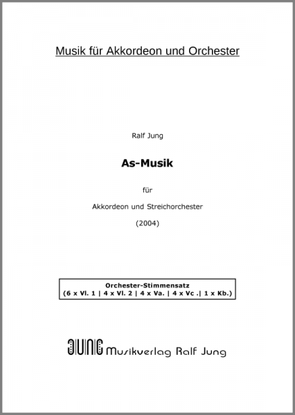 As-Musik (Orchester-Stimmensatz)