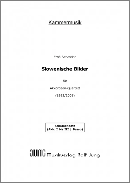 Slowenische Bilder (Stimmensatz)