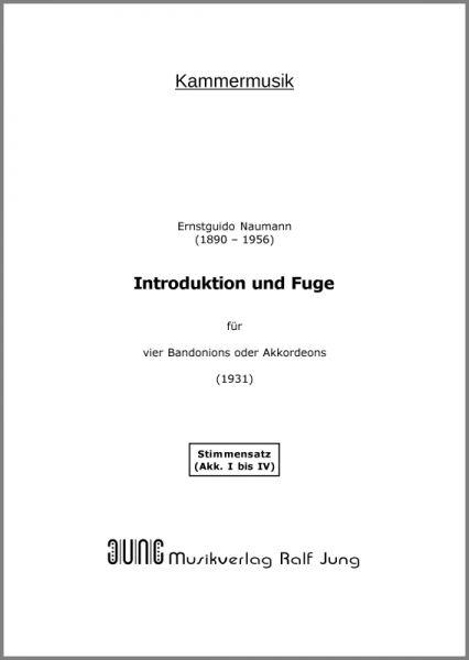 Introduktion und Fuge (Stimmensatz)