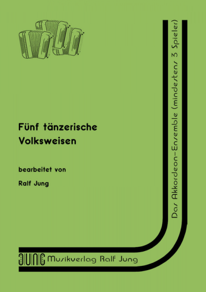 Fünf tänzerische Volksweisen (Partitur)