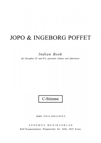 Indian Book (C-Stimme)